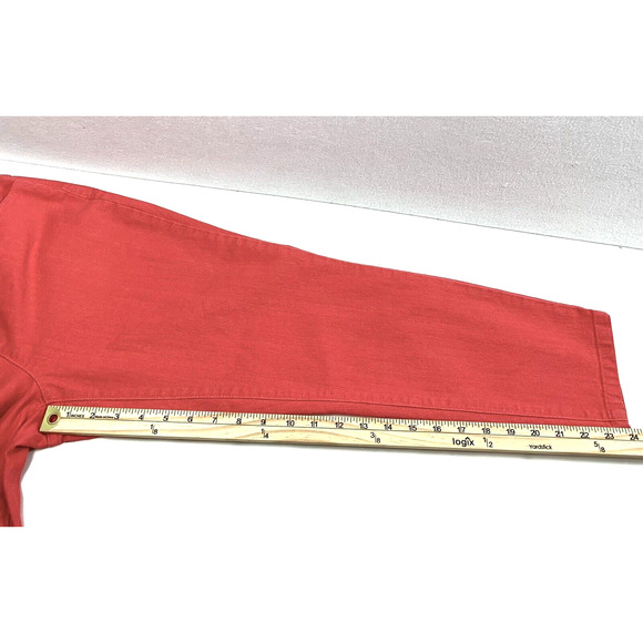 Signature Slimming Womens Jeans Size 6 P‎ Red Skinny Stretch - Picture 8 of 8